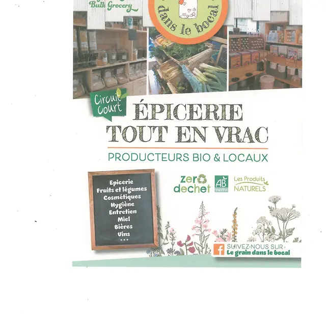 le grain dans le bocal