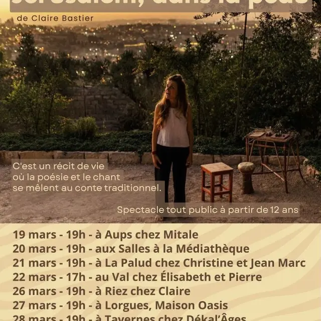 31ème Festival de théâtre à domicile_Aups