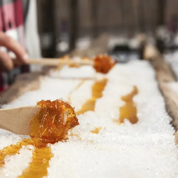 Stand de tire d'érable_Les Gets