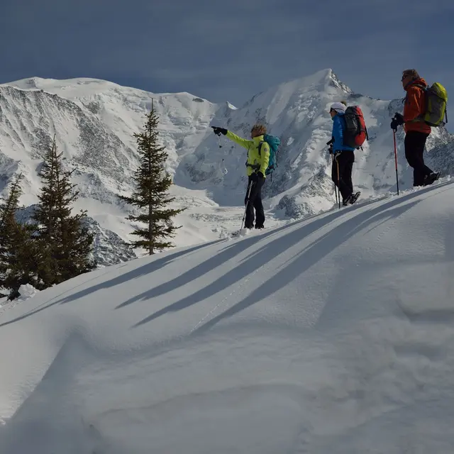 A nous les champs de neige !!