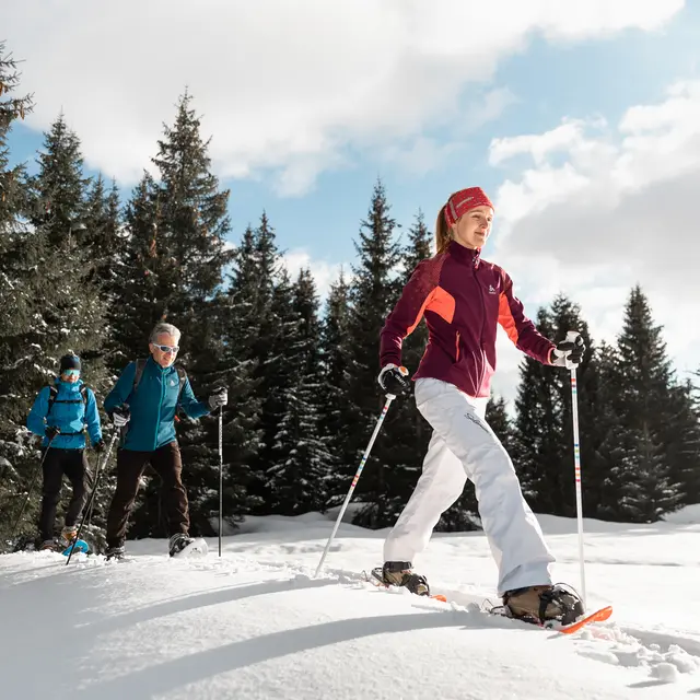 Sentiers raquettes au Grand-Bornand 17 : les Dodes
