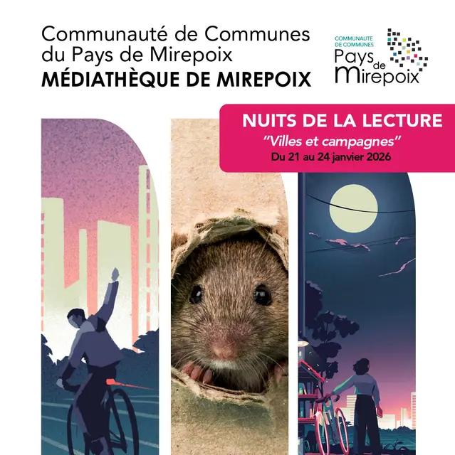 Tapis de lecture - Le rat des villes et le rat des champs