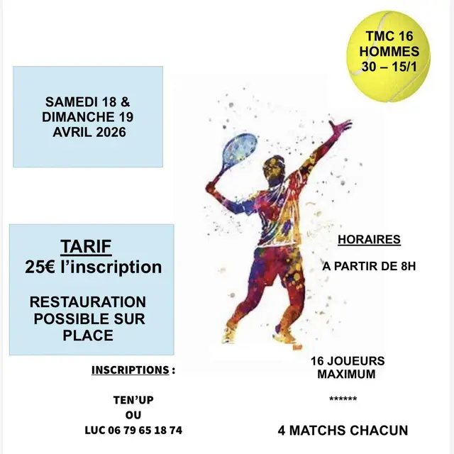 TMC Hommes Tournois Multichances Tennis_Ax-les-Thermes