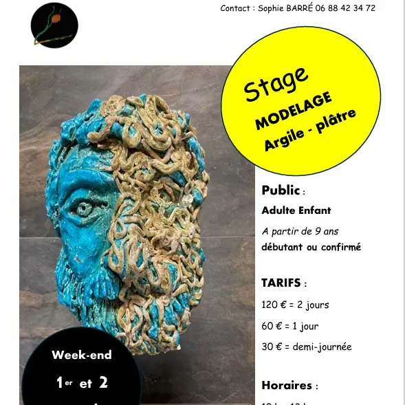 Stage artistique à L'Atelier du Four de la Terre_Avignon