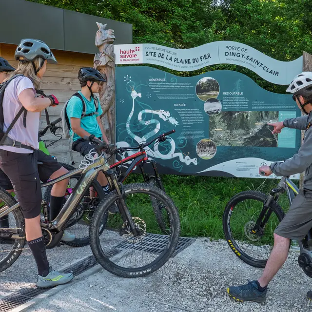 La Plaine du Fier rive Gauche - itinéraire VTT Cross-Country n°35RG_Alex