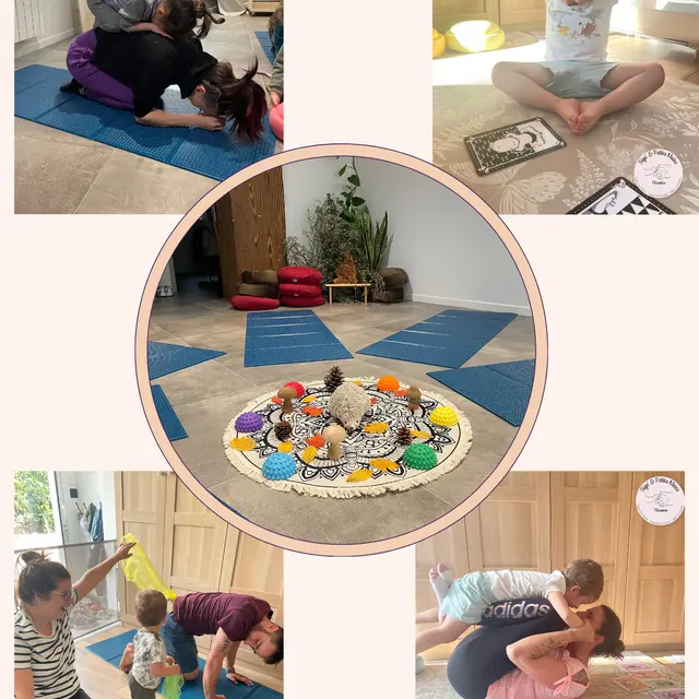 photos yoga parent enfant