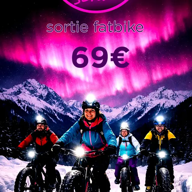 Rando fat bike nocturne_La Salle-les-Alpes