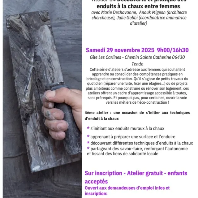 Atelier Femmes & Bricolage_Tende