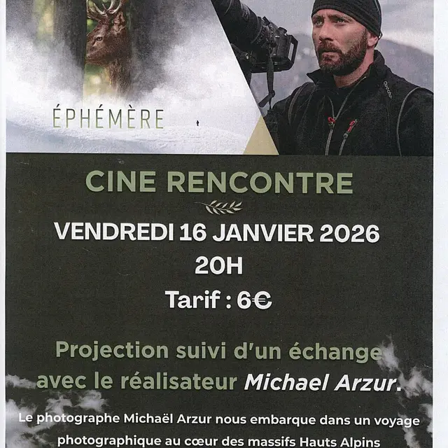 Ciné Rencontre Michaël Arzur_Embrun