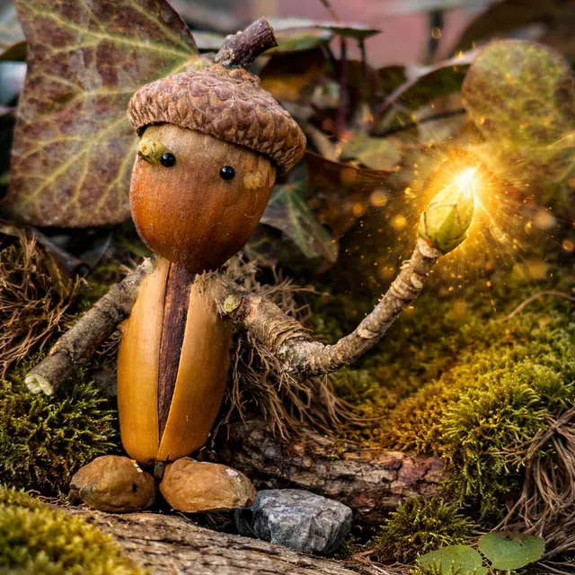 Au labo du château : Petits glands
