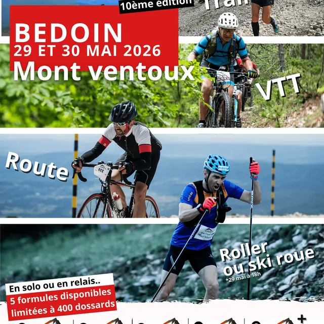Xrace Adevnture au mont Ventoux 30 mai 2026_Bédoin