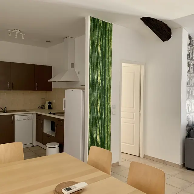 Cuisine Appartement T3 Cerisier Gîte des Anglades