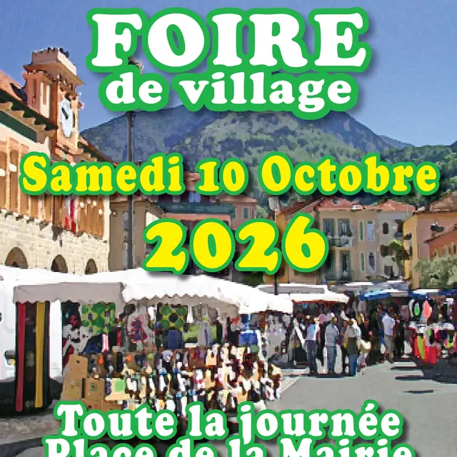 Foire du Village : 10 Octobre_Roquebillière