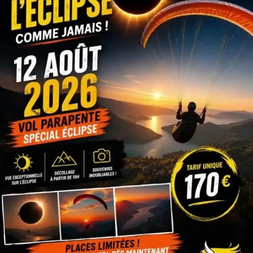 Vol en parapente Spécial Éclipse_Les Saisies