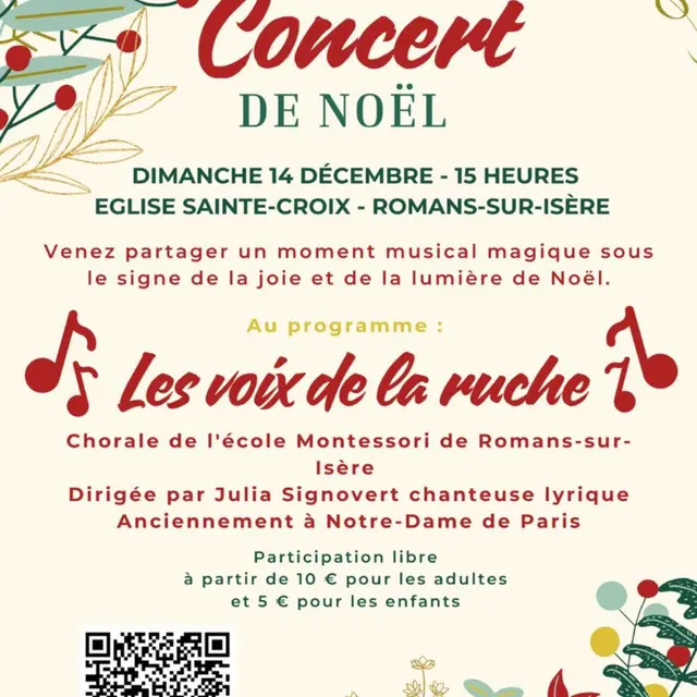 Concert de Noël - Chorale de l'école Montessori_Romans-sur-Isère