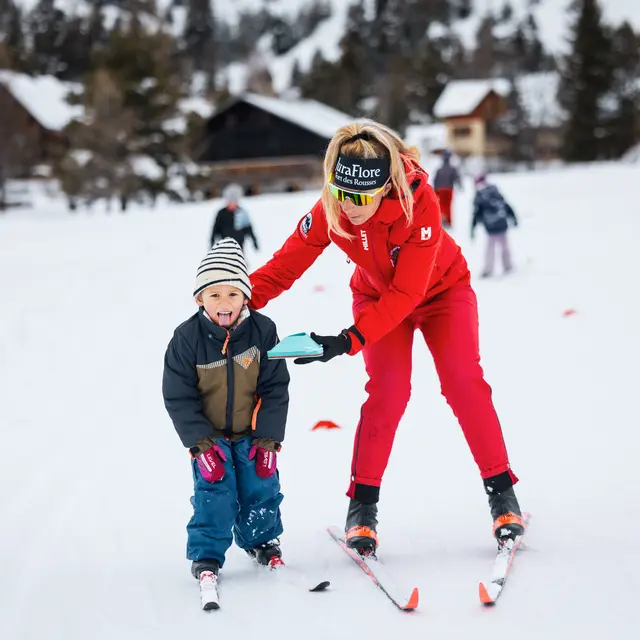 Ski de fond enfant matin - ESF Névache_Névache
