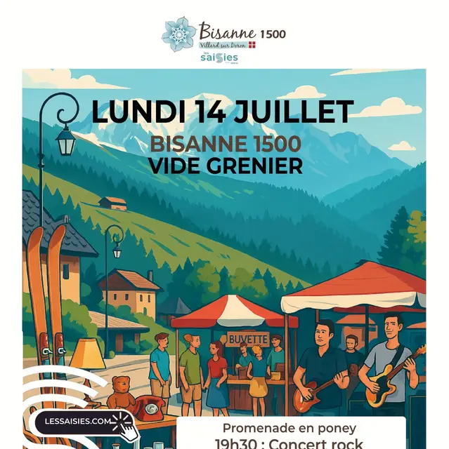 Bisanne en fête et vide grenier_Bisanne 1500