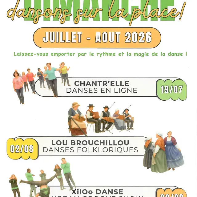 Dimanche dansons sur la place !_Saint-Anthème