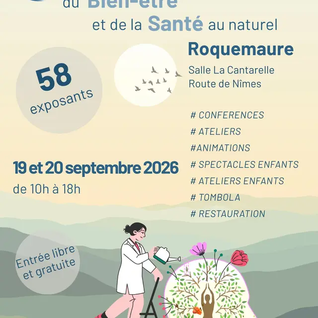 2ème salon du bien-être et de la santé au naturel_Roquemaure
