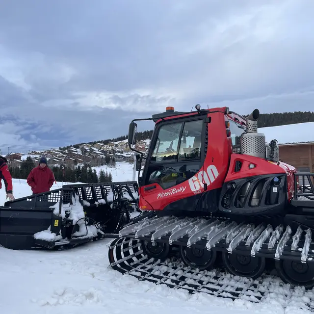 Rencontre avec un dameur_Les Saisies