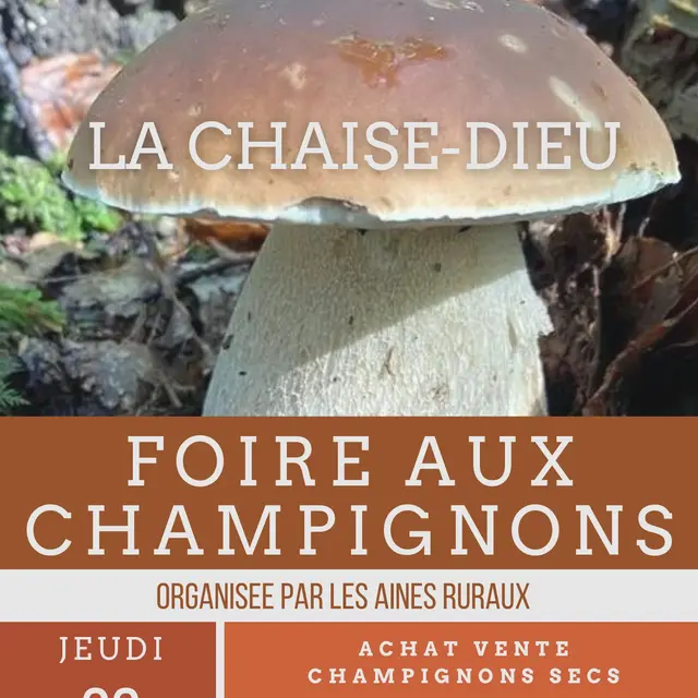 EVE-Foire aux champignons de La Chaise-Dieu_La Chaise-Dieu-Affiche