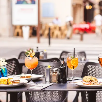 Notre terrasse extérieure