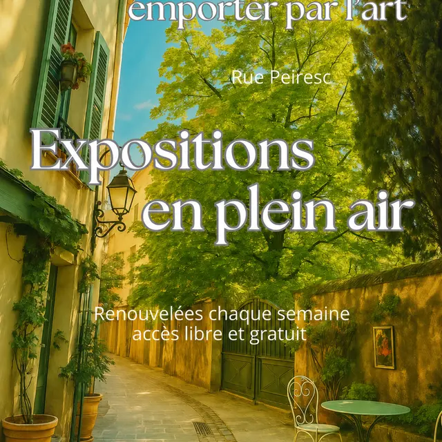 Exposition en plein air dans la Rue Peiresc_Belgentier