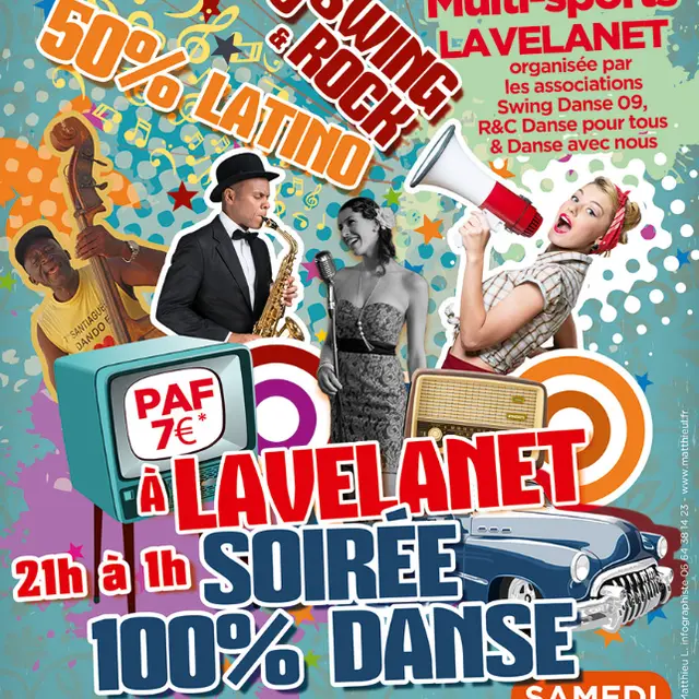 soirée 50% Swing Rock et 50% Latino_Lavelanet