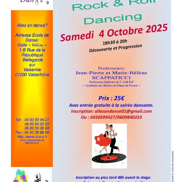 Stage de Rock dancing_Valserhône