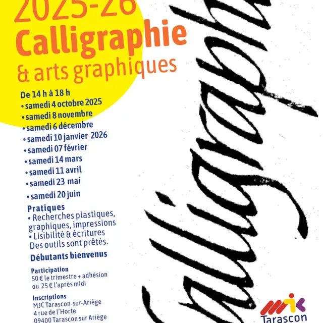 Atelier Calligraphie & Arts Graphiques_Tarascon-sur-Ariège