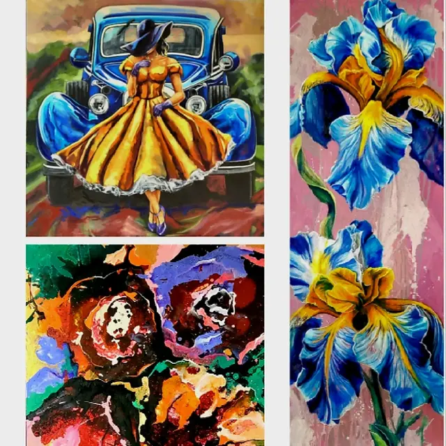 Affiche - Exposition Corinne Saboureux