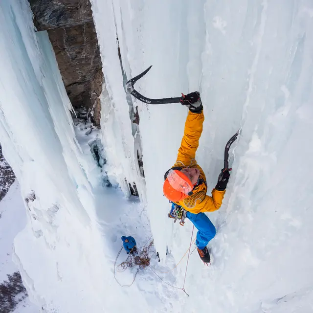 Cascade de glace Grande Voie