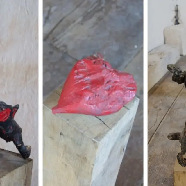Exposition des scultures Pierre-Louis Doreau et des tableaux de Coline Fabre_Grimaud