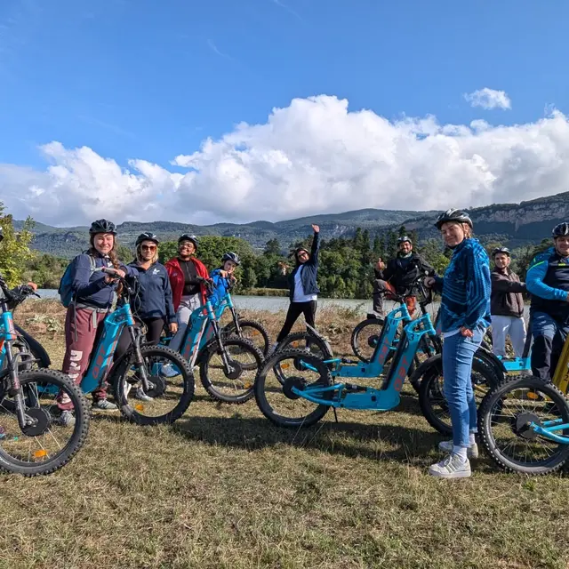 Circuits découverte en trottinettes électriques tout terrain - Montalieu-Vercieu - Balcons du Dauphiné