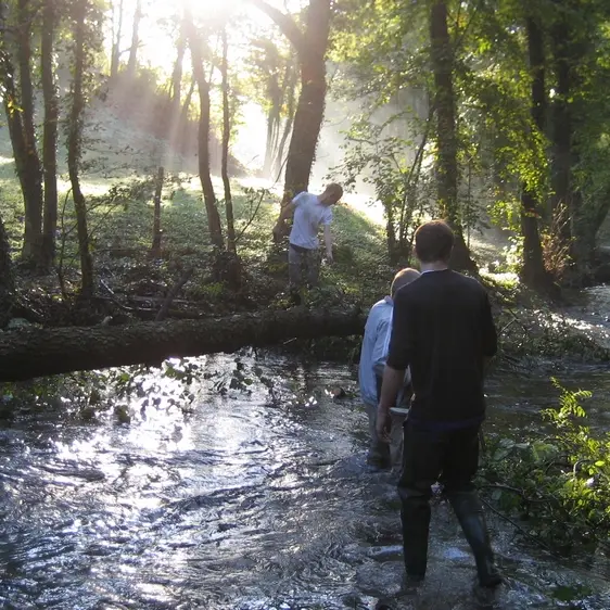 Pêche dans la Fure / Charavines
