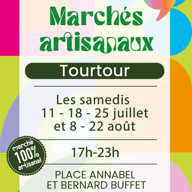 Marché des artisans Plein V'Arts_Tourtour