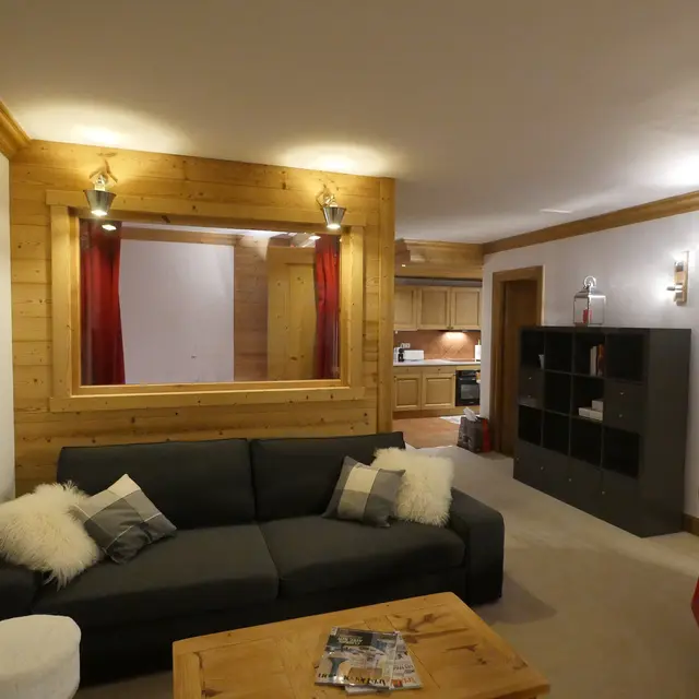 Intérieur salon - Chalet Les Alpes Val d'Isère