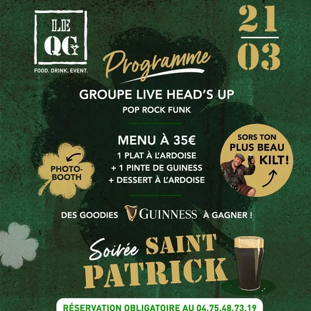 Saint Patrick au QG!_Saint-Paul-lès-Romans