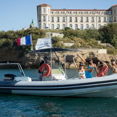 Calanques du parc marin de la côte bleue 3H30 offre été