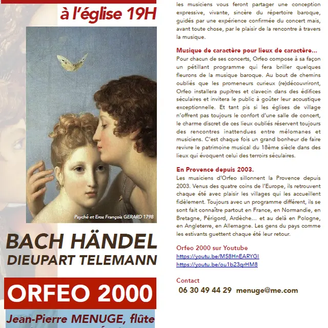 Concert à l'église : Orfeo 2000_Venasque