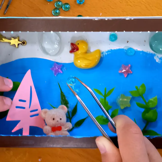 Atelier Diorama au refuge du Crêt du Poulet