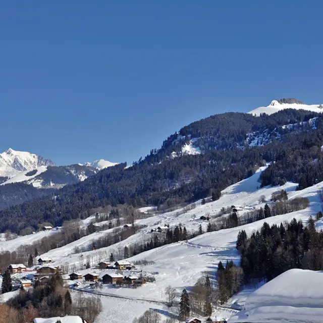 Les Evettes depuis Praz sur Arly