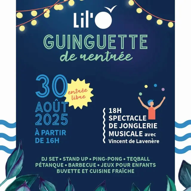 Animation - Guinguette de rentrée à Lil’Ô_L'Île-Saint-Denis