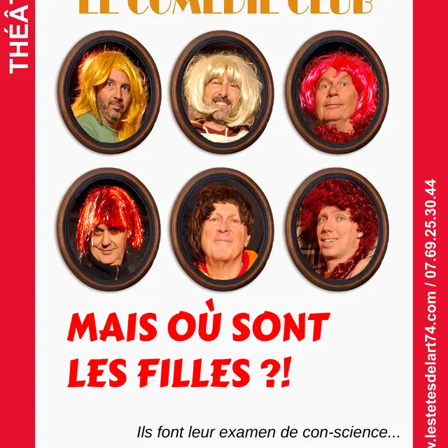 Théâtre : Où sont les filles !_Annecy