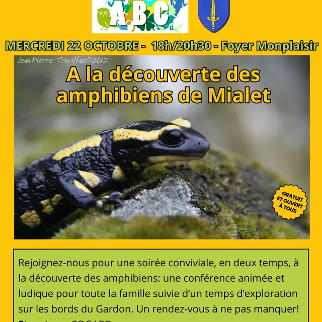 A la découverte des amphibiens de Mialet_Mialet