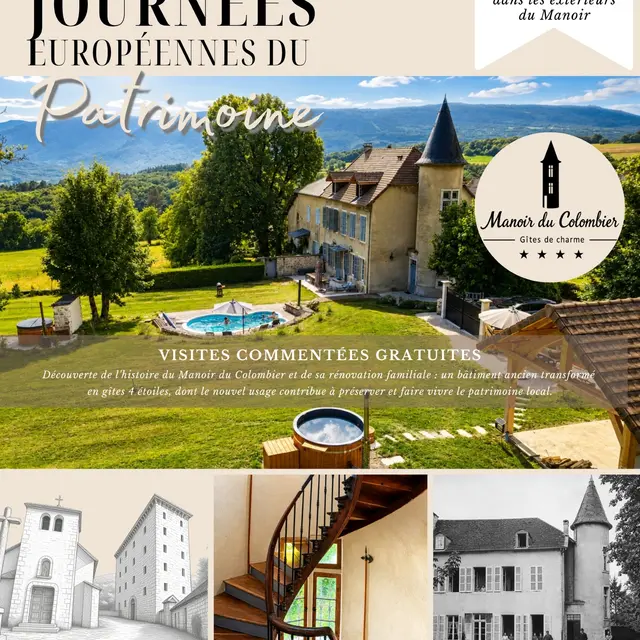 Journées du Patrimoine au Manoir du Colombier : visites commentées_Arvière-en-Valromey