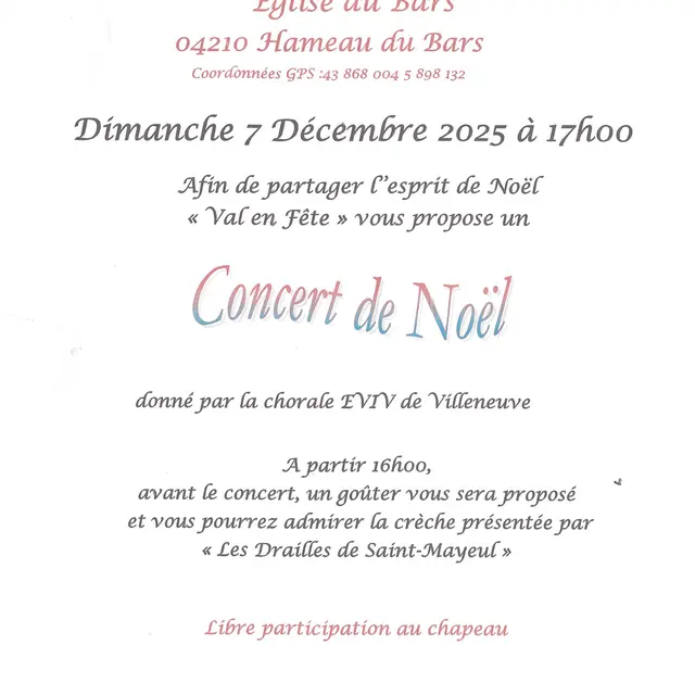 Concert de Noël_Valensole