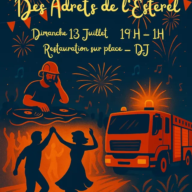 Bal des pompiers_Les Adrets-de-l'Estérel