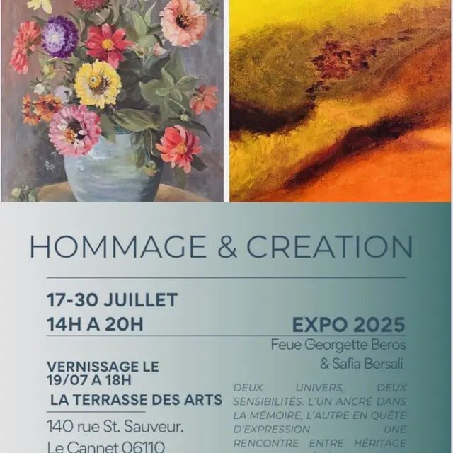 Exposition Hommage et Création_Le Cannet