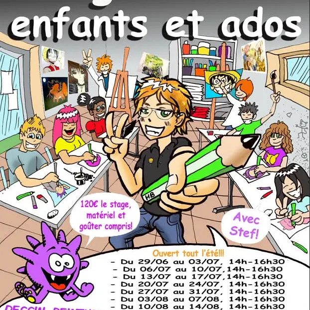 Jeune public - Stages artistiques Art et Mouvement_Toulon